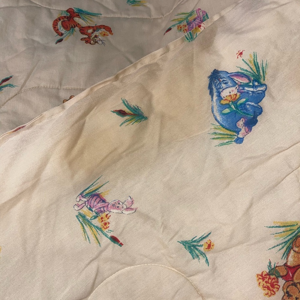 Vintage Disney Winnie the Pooh Comforter - Picture 8 of 8